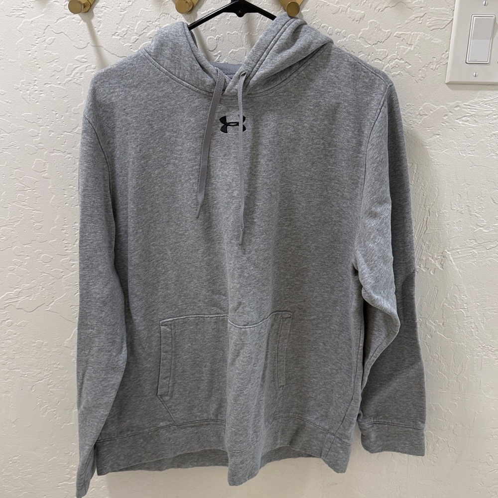 Under Armour Heather Gray Pullover Hoodie